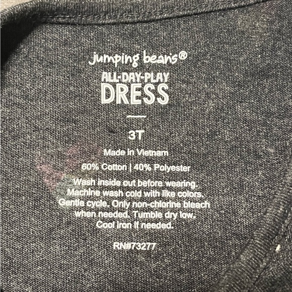 Toddler All Day Play Dress 3T NWT Jumping Beans - Picture 2 of 6